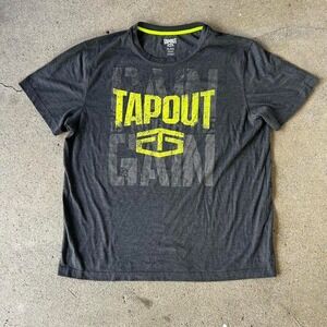 Y2K Tapout graphic grunge skater style tee shirt tshirt Size XL